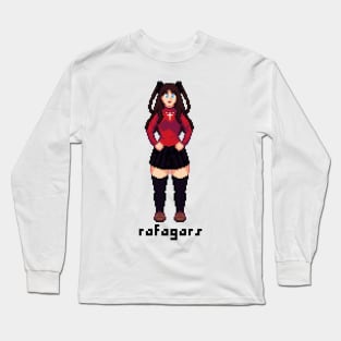 Pixel Tohsaka Rin Long Sleeve T-Shirt